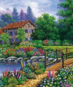 Best deal 😉 Ceaco 550 Pieces Cascade House 🧨