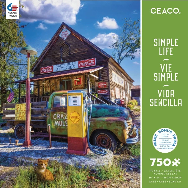 New ๐ Ceaco 750 Pieces Crazy Mule Antiques ๐ - Image 2