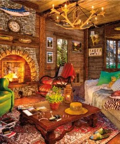 Flash Sale 💯 Ceaco 1000 Pieces Rustic Fishing Lodge ✨