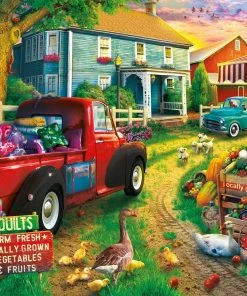 Brand new 👏 Buffalo Games 2000 Pieces Quilt Farm 😉