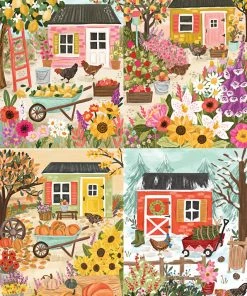 Brand new โญ Buffalo Games 1000 Pieces Sensational Seasons ๐