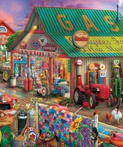 Discount 🎉 Buffalo Games 1000 Pieces Antique Market 🛒