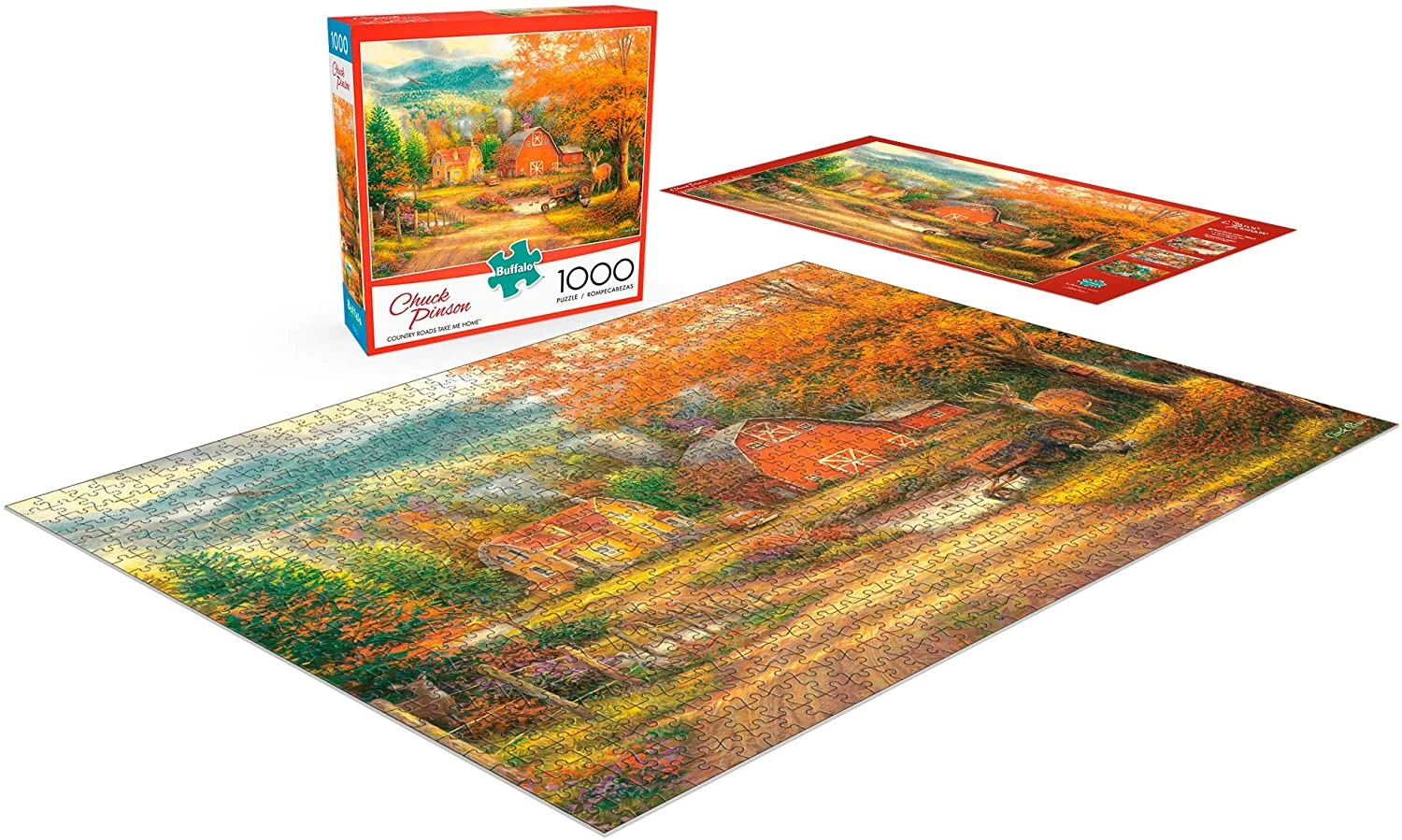 Discount β¨ Buffalo Games 1000 Pieces Country Roads Take Me Home π₯ - Image 3
