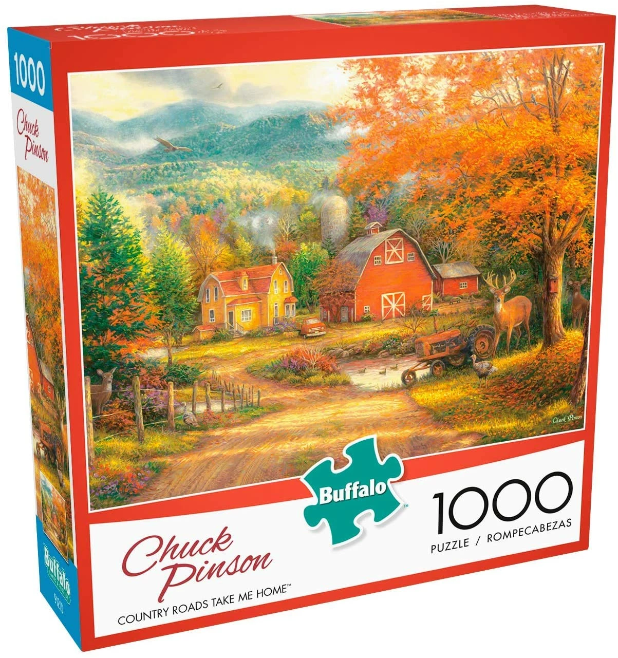 Discount β¨ Buffalo Games 1000 Pieces Country Roads Take Me Home π₯ - Image 2