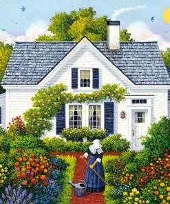 Promo ๐ Buffalo Games 300 Pieces Elizabeth's Garden โ