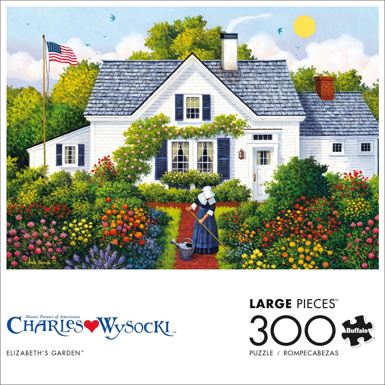 Promo π Buffalo Games 300 Pieces Elizabeth's Garden β - Image 2