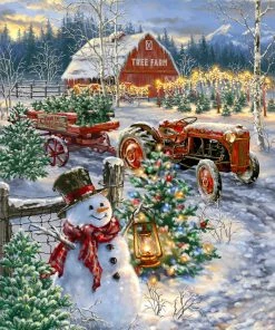 Best Sale 🔥 Springbok 500 Pieces ❄ Christmas Tree Farm 🔥