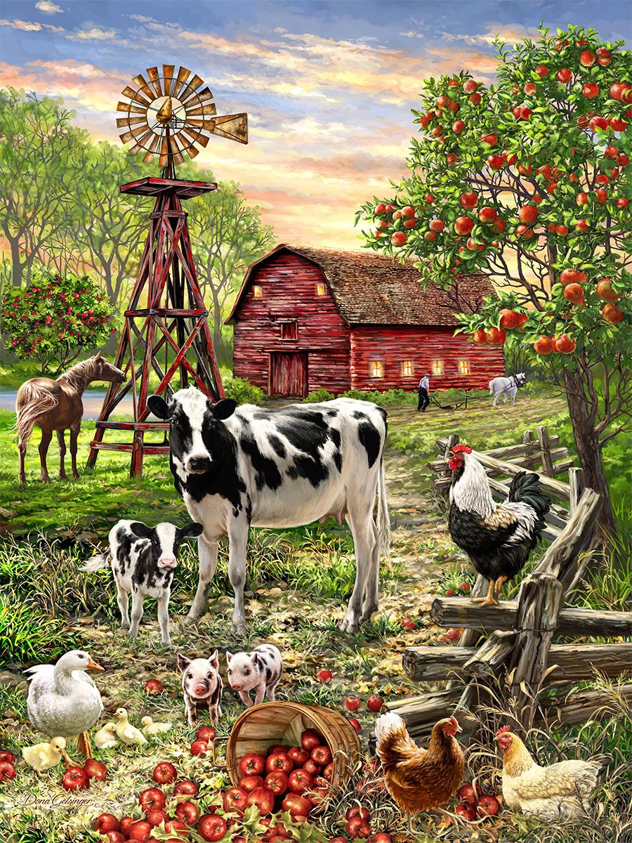 Best reviews of ๐งจ Springbok 500 Pieces Barnyard Animals ๐