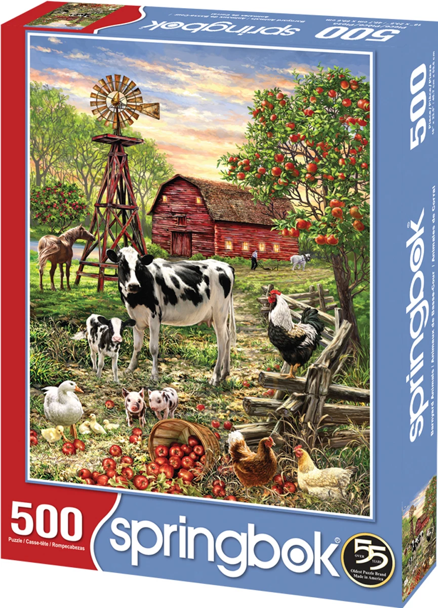 Best reviews of ๐งจ Springbok 500 Pieces Barnyard Animals ๐ - Image 2
