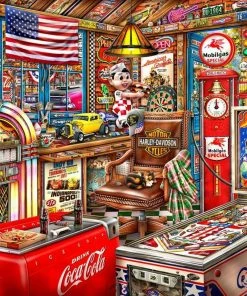 Promo 👏 Springbok 500 Pieces Man Cave 🎉