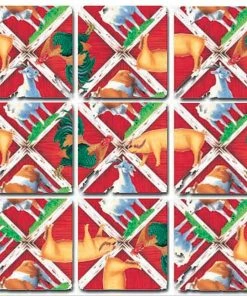 Discount 👏 Scramble Squares 9 Pieces Farm Animals 🔔