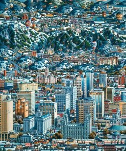 Deals 🥰 Dowdle Folk Art 1000 Pieces Salt Lake Winter ✨