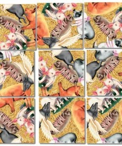 Outlet 🤩 Scramble Squares 9 Pieces Pigs 🎁