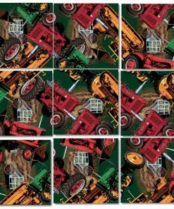 Cheapest 😍 Scramble Squares 9 Pieces Vintage Tractors 🌟
