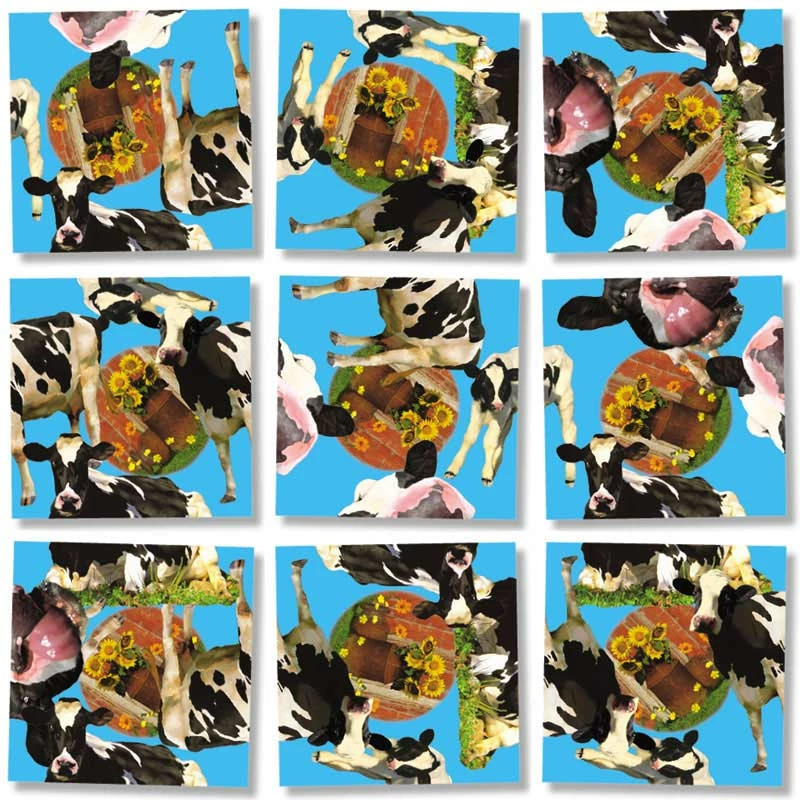 Buy ✨ Scramble Squares 9 Pieces Cows 😍