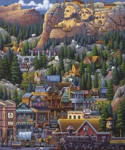 New 😍 Dowdle Folk Art 1000 Pieces The Black Hills ⭐