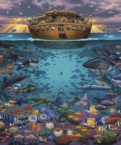Wholesale 🛒 Dowdle Folk Art 1000 Pieces Noah's Ark Under The Sea ✔️