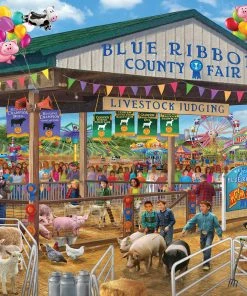 Best Sale 😉 RoseArt 300 Pieces Blue Ribbon County Fair 🛒