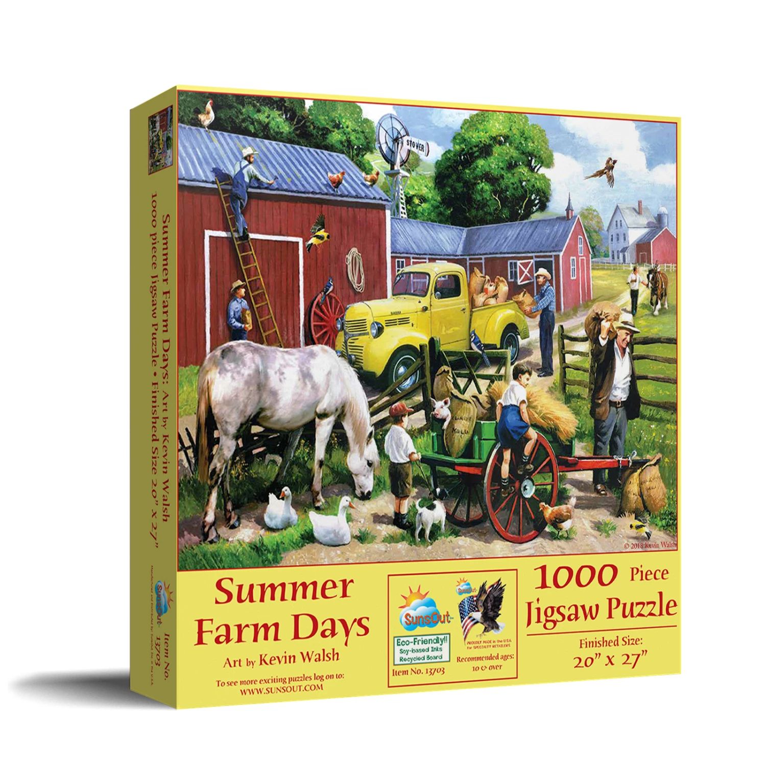 Outlet ✔️ SunsOut 1000 Pieces ☀️ Summer Farm Days ✨ - Image 2