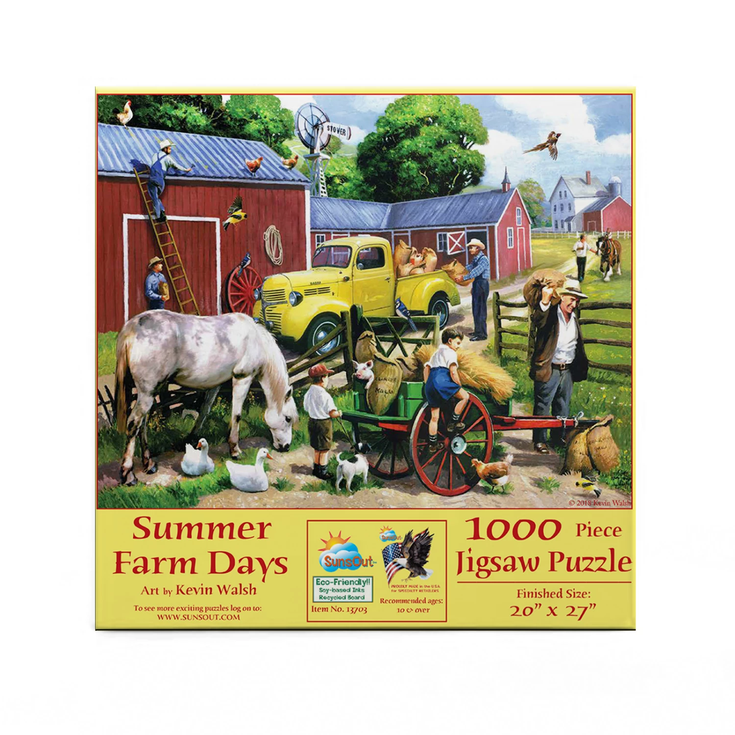 Outlet ✔️ SunsOut 1000 Pieces ☀️ Summer Farm Days ✨ - Image 3