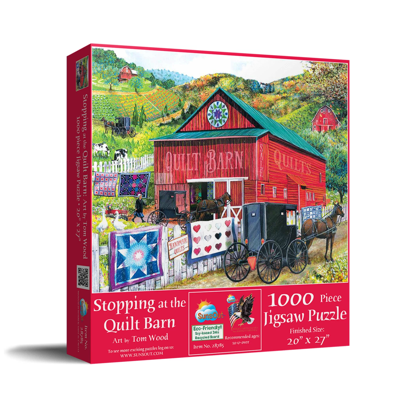 Best Sale βοΈ SunsOut 1000 Pieces Stopping At The Quilt Barn π - Image 2