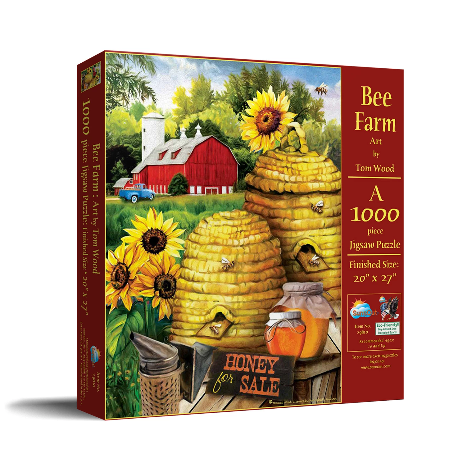 Best deal โค๏ธ SunsOut 500 Pieces Raising The Barn ๐งจ - Image 2