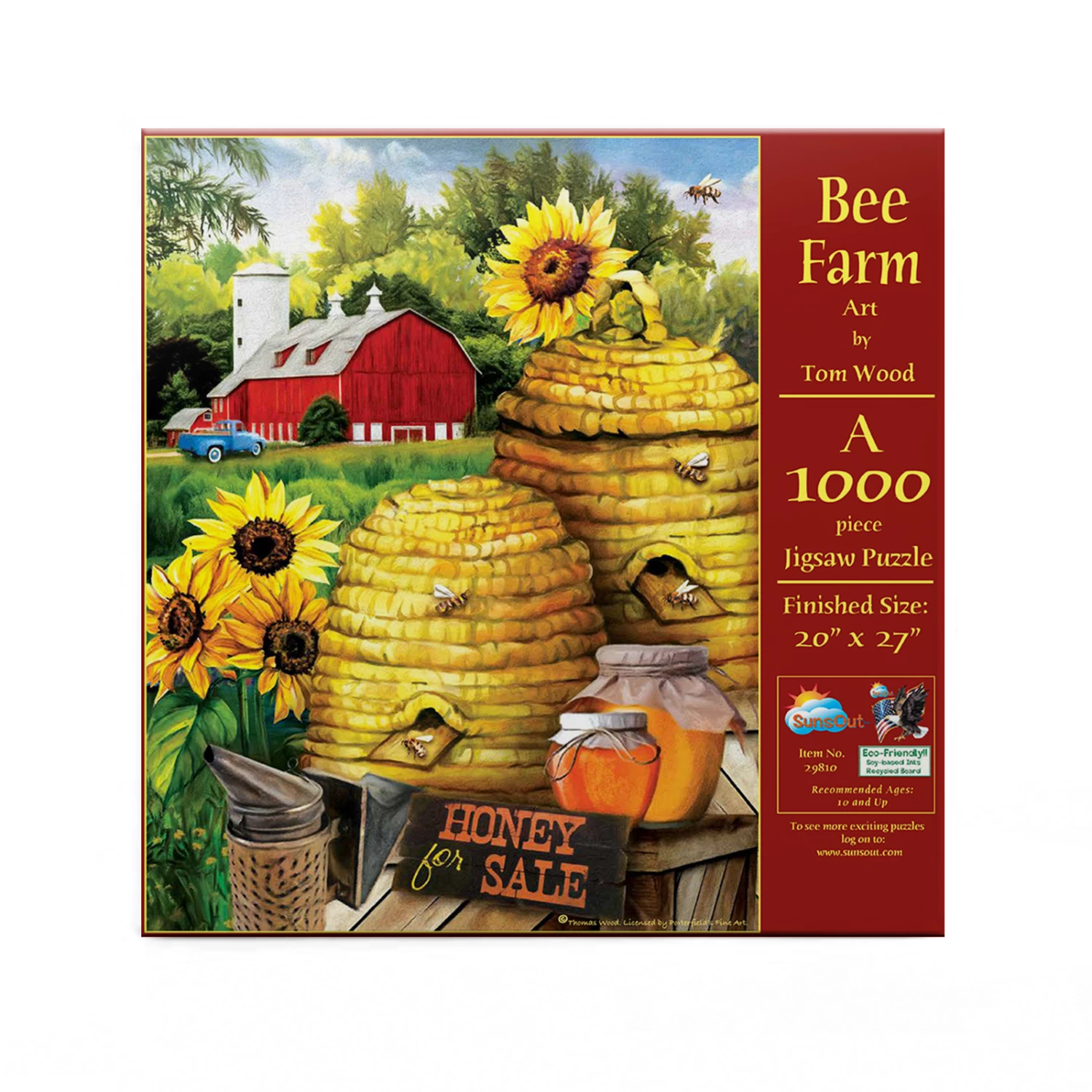 Best deal โค๏ธ SunsOut 500 Pieces Raising The Barn ๐งจ - Image 3