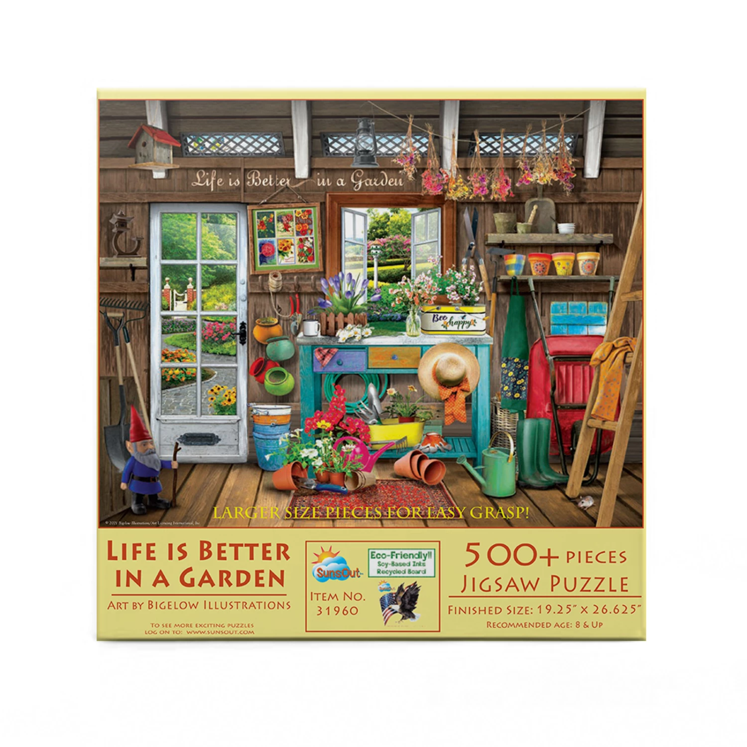 Best deal ๐ฅฐ SunsOut 500 Pieces Life Is Better In A Garden ๐ - Image 3