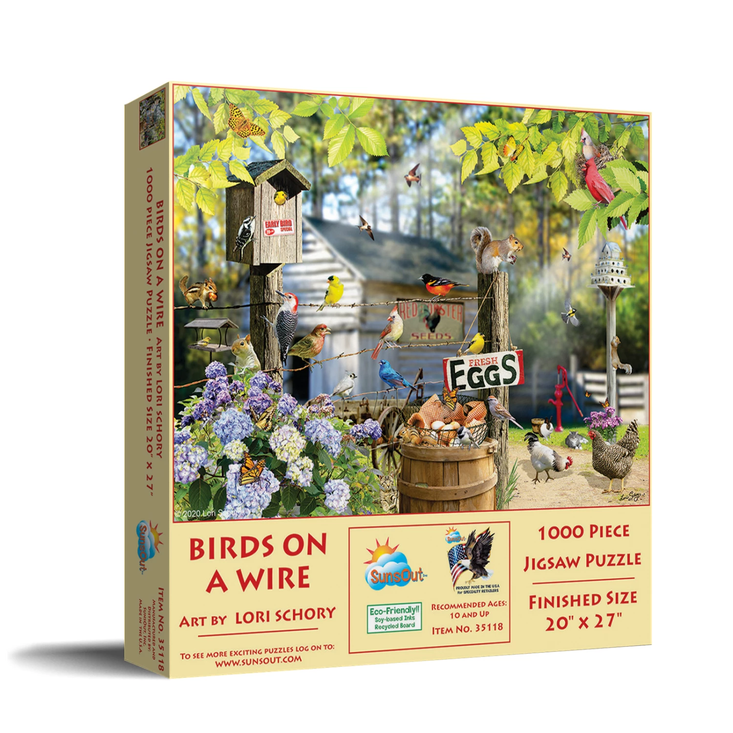 Promo π SunsOut 1000 Pieces Birds On A Wire π - Image 2