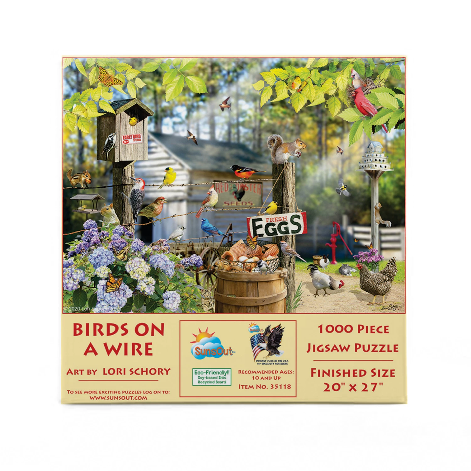 Promo π SunsOut 1000 Pieces Birds On A Wire π - Image 3
