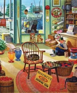 Brand new ๐ฏ SunsOut 550 Pieces Russel's General Store ๐