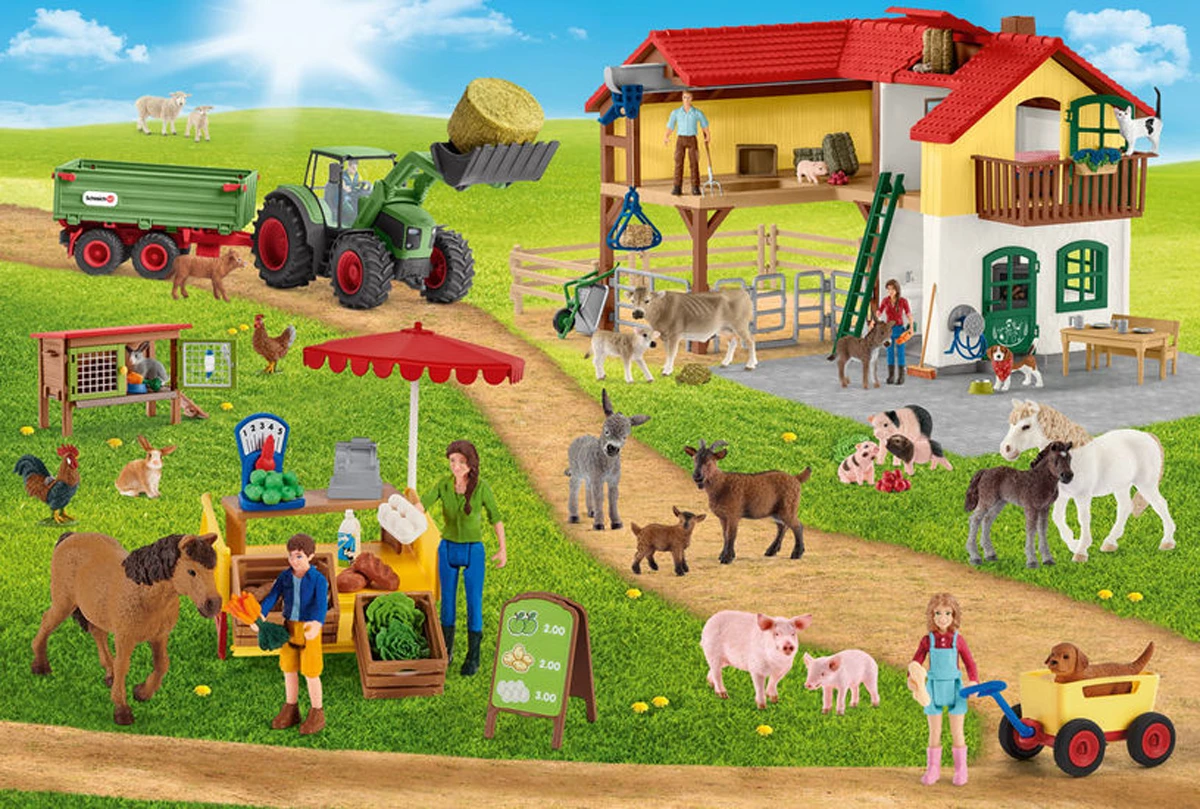 Best reviews of π₯° Schmidt Spiele 100 Pieces Farm World - Farm And Shop β