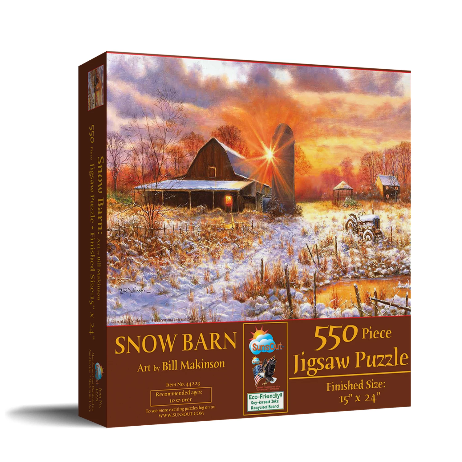 Best deal ⌛ SunsOut 550 Pieces Snow Barn 🌟 - Image 2