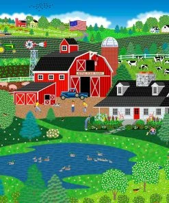 Flash Sale 👍 RoseArt 300 Pieces Apple Pond Spring ⭐