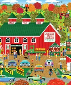 Promo 🎁 RoseArt 300 Pieces Bobbing Apple Orchard Farm ❤️