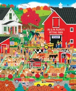 Discount 🛒 RoseArt 300 Pieces Plumly's Petting Farm 😀