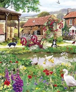 Cheapest 🔥 Gibsons 636 Pieces Duckling Farm ✔️