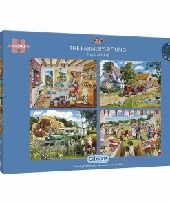 Best Sale 🛒 Gibsons 500 Pieces The Farmer's Round 😀