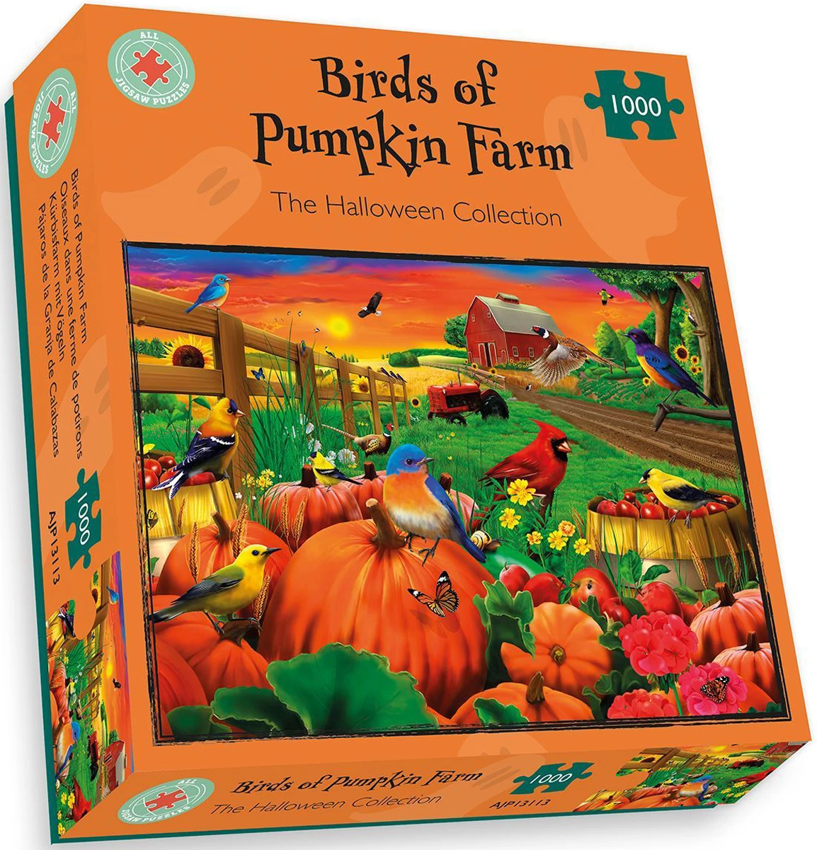 Best Pirce 🛒 All Jigsaw Puzzles 1000 Pieces Birds Of Pumpkin Farm 👏 - Image 2