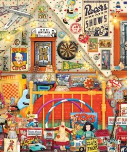 Promo 😍 RoseArt 1000 Pieces Vintage 50's Toy Room ⭐