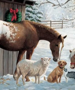 Outlet 🎁 Cobble Hill 35 Pieces Barnyard Greetings ⌛