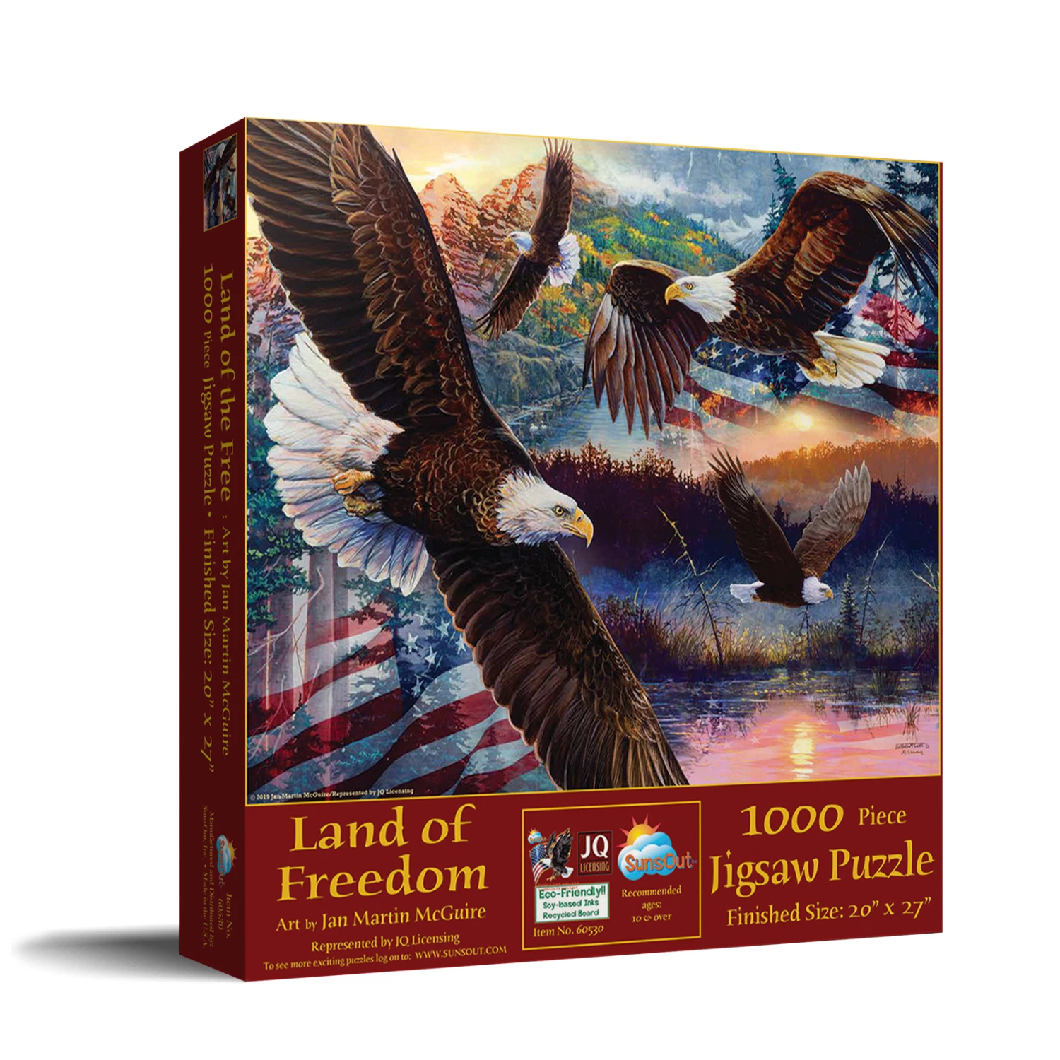 Outlet ✨ SunsOut 1000 Pieces Land Of Freedom ✨ - Image 2