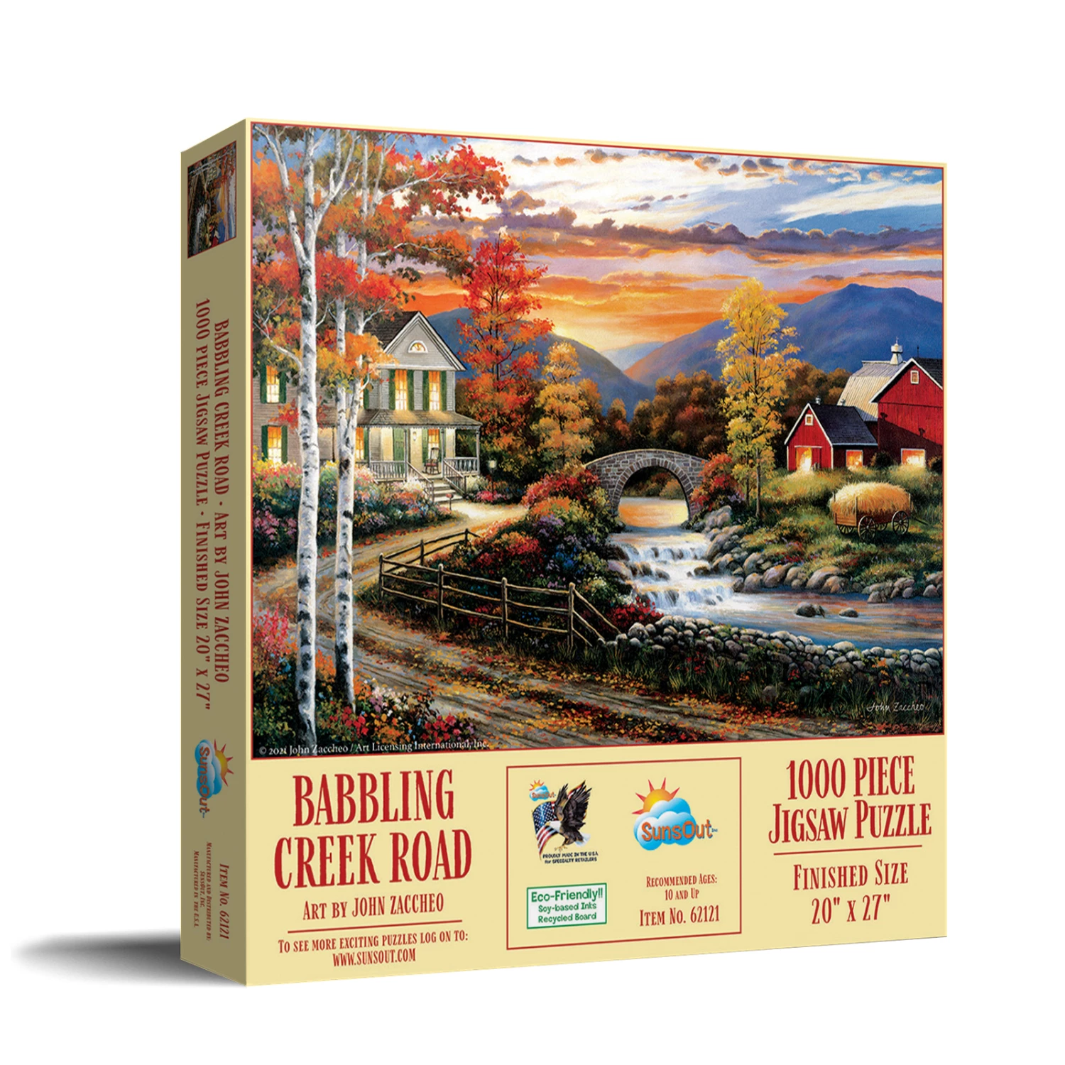 Cheap π SunsOut 1000 Pieces Babbling Creek Road π - Image 2
