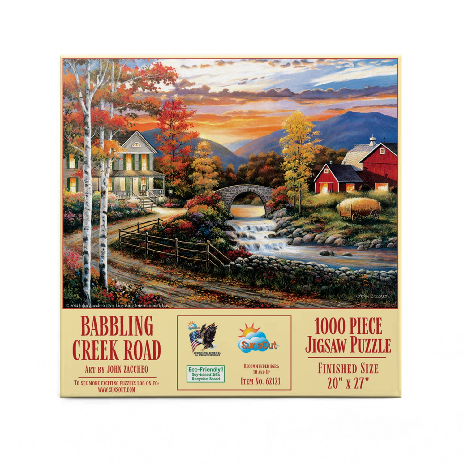 Cheap π SunsOut 1000 Pieces Babbling Creek Road π - Image 3