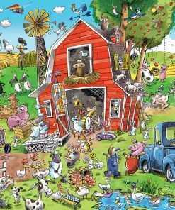 Best deal 🤩 Cobble Hill 500 Pieces DoodleTown: Farmyard Folly ⌛