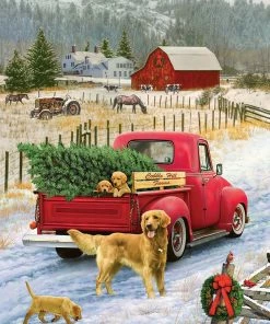 Cheapest 🤩 Cobble Hill 1000 Pieces 🎅 Christmas On The Farm ⌛