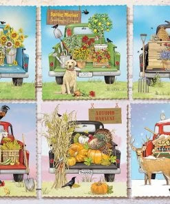 Hot Sale ❤️ Cobble Hill 1000 Pieces Farmer's Market Trucks ⭐
