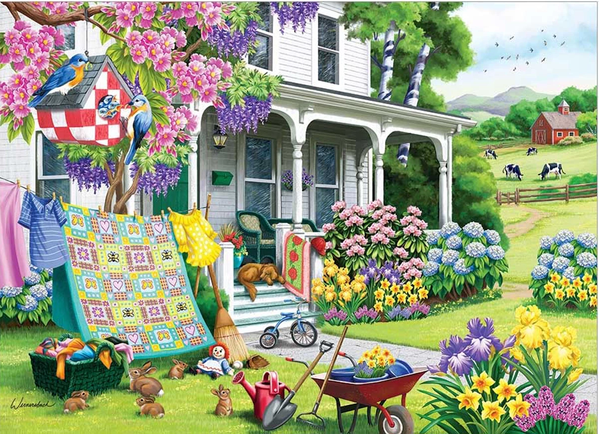 Promo โจ Cobble Hill 500 Pieces Spring Cleaning ๐งจ