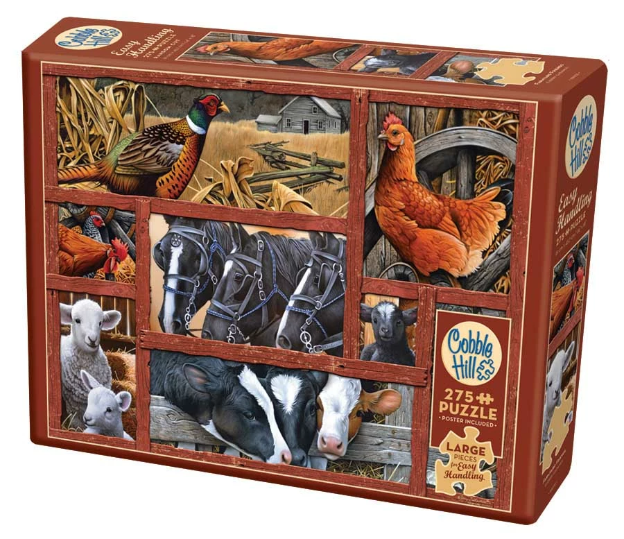 New 🔥 Cobble Hill 275 Pieces Farmyard Friends 😀 - Image 2