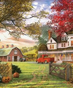 Best deal 😍 Eurographics 300 Pieces Old Pumpkin Farm 🥰